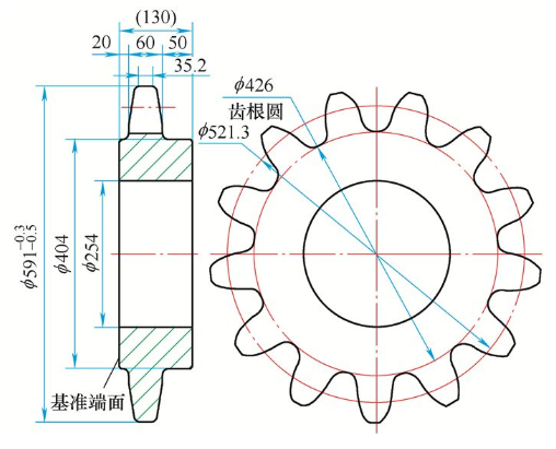 【兆恒機(jī)械】滲碳齒部有嚴(yán)重的貫穿型裂紋，何原因？
